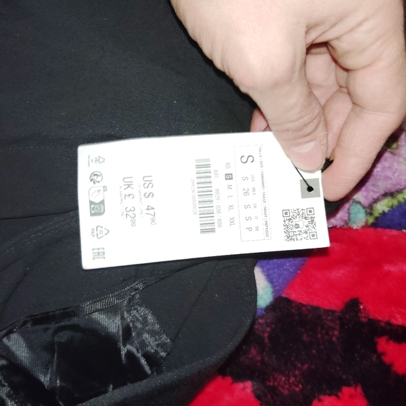 ZARA Wide Leg Pleated Pants - Small - Picture 10 of 10